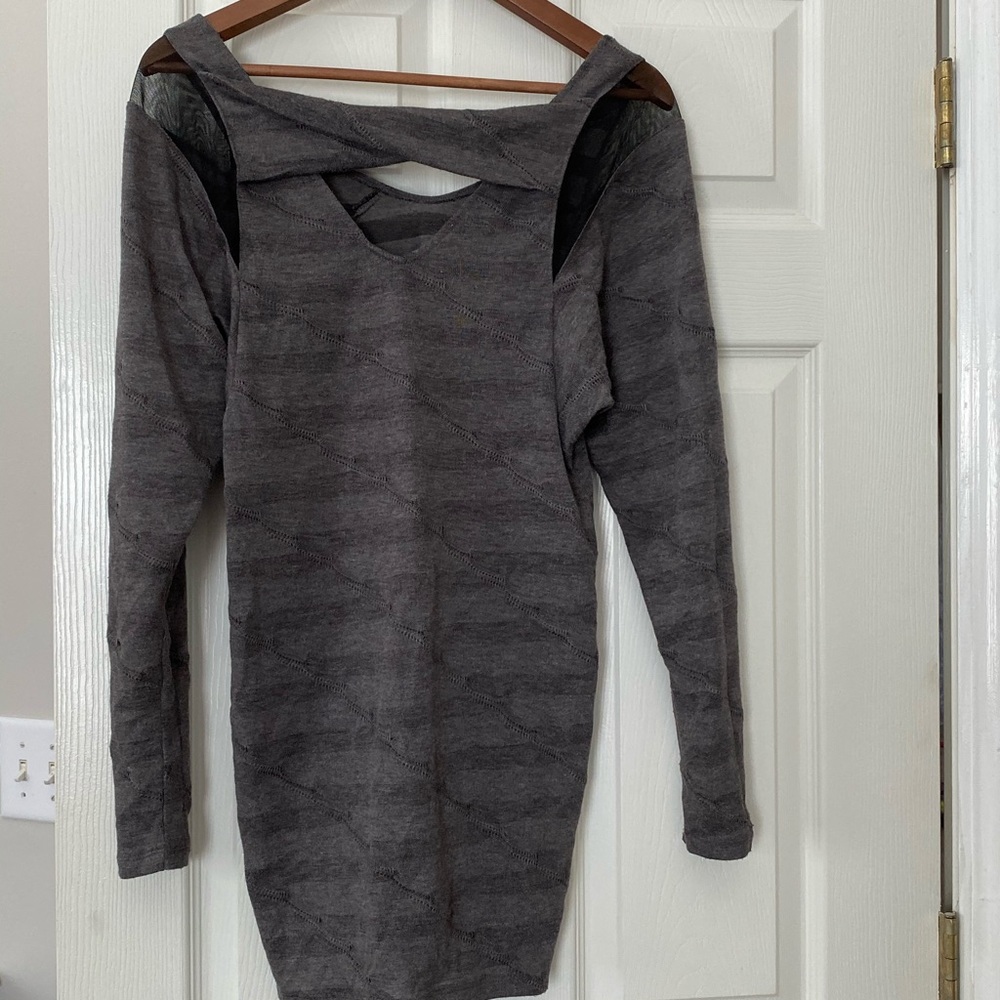 French connection gray dress in sz 4
